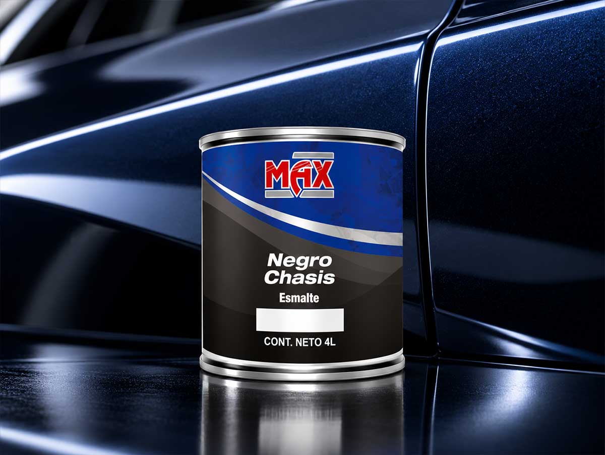 Bote de negro chasis